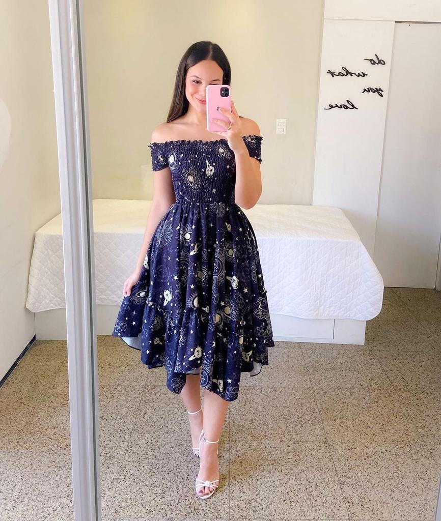 2026 European and American cross-border Amazon ebay dress one-word shoulder irregular off-the-shoulder digital printing medium and long dress
