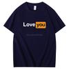 Summer T Shirt For Men True Love You Letters Funny Print Harajuku Graphic T Shirts Casual Short Sleeve Tshirt Mens Clothing