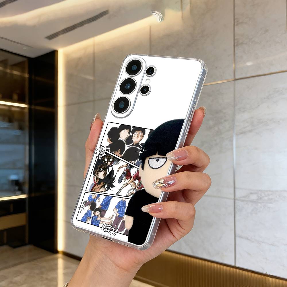 

M-Mob -Psycho -100 Clear Phone Case for Samsung S25, S24, S21, S22, S23, S30, Ultra, S20, Plus, FE, Lite Samsung S235G