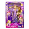 Mattel Disney Princess Rapunzel Play Set with Sparkling Hair Accessories Doll for Ages 3 and Up Purple JHL46