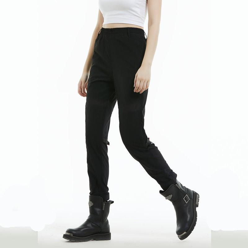 Womens Motorcycle Riding Pants Breathable Mesh Stretch Protective Casual Biker Trousers