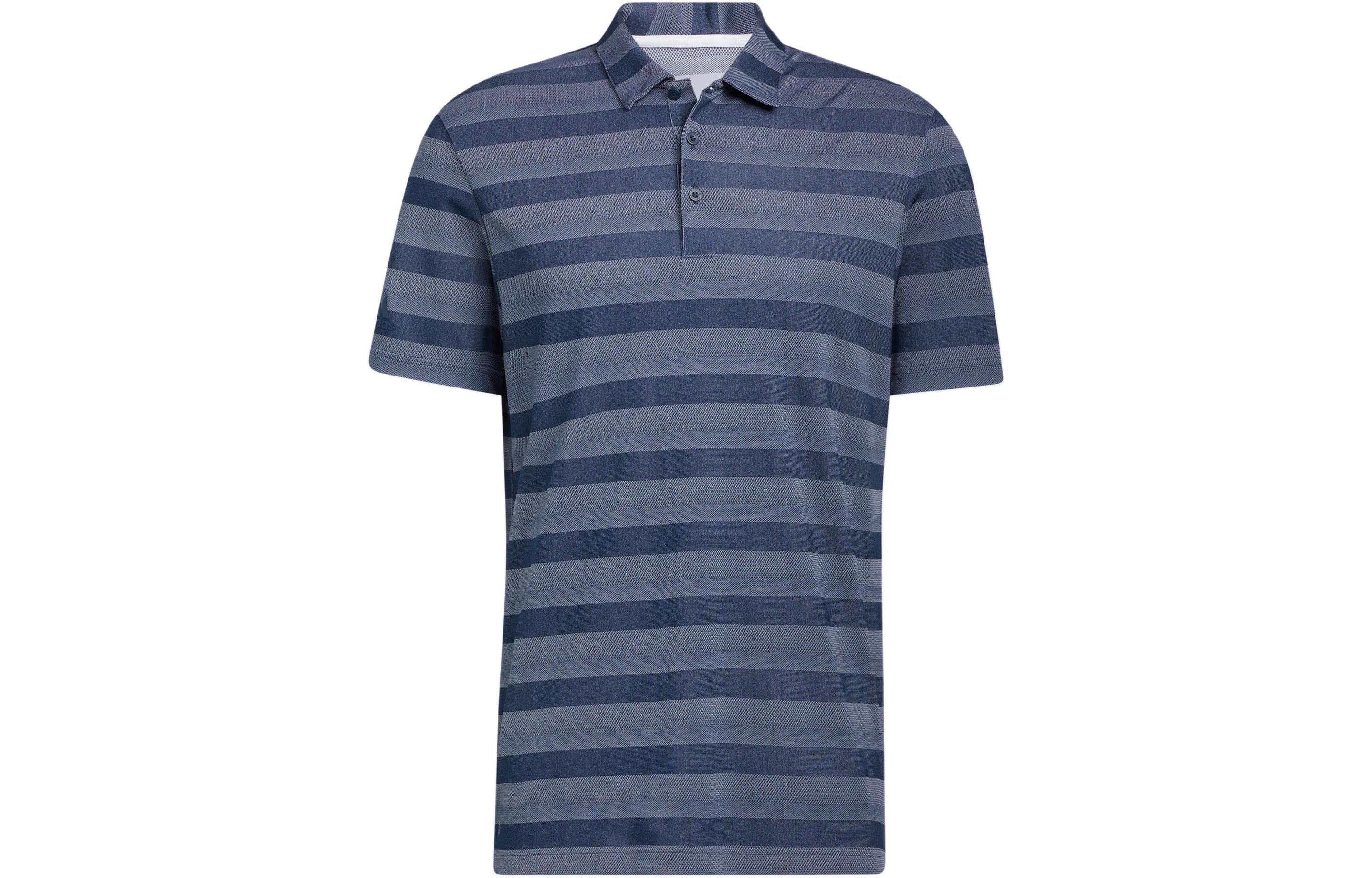 Adidas Polo Shirts Men s Blue Polo Collar Moderate Straight Fit HE2298 M