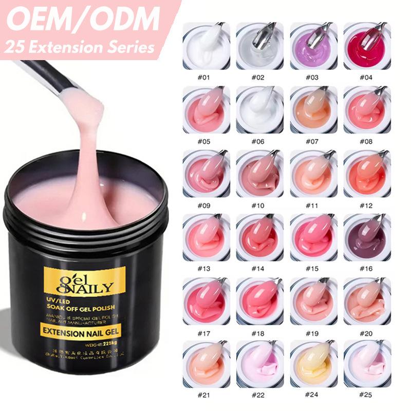 Nagelverlängerungsgel Builder Gel Schnellhärtendes Schmerzloses Nagelgel für Verlängerung Klares Acrylgel 30ml