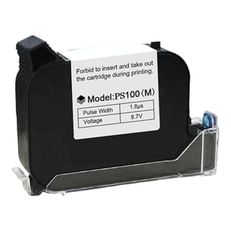 

PS100(M) Black Print Replacement Cartridge High Efficiency for Handheld Printers, Smooth and Bright Printing 1