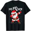 Dabbing Santa Claus Funny Xmas Dab Dance Boys Men Christmas T-Shirt