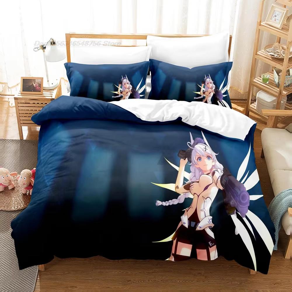 Honkai Impact 3rd Bedding Set Single Twin Full Queen King Size Bed Set Adult Kid Bedroom Duvet Cover Sets 3D Print Kawaii Anime