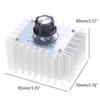 Upgraded 5000W Motor Speed Regulator Efficient Power Regulator 220V 5000W Thyristor Motor for Electrical Appliances
