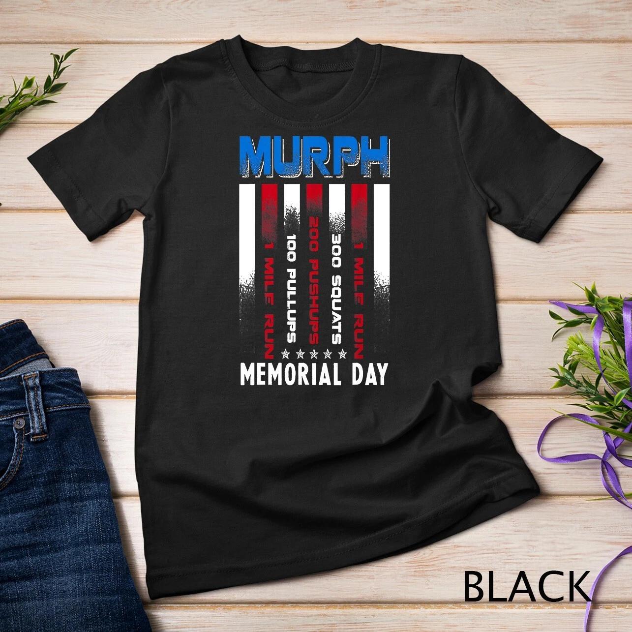 Memorial Day Murph T-Shirt Workout T-Shirt Unisex T-shirt 1 L