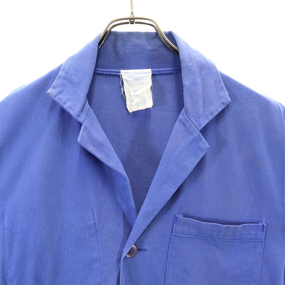 Setex 70s Vintage Euro Work work Chester coat blue Men's Used