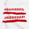 (5Pcs/bag)20cm Christmas Mini Scarf Landscape Decoration Knitted Finger Scarfs Xmas Tree Hanging Decoration Party Children's Toy