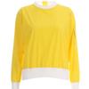 Shop   Women Back Zipper Half Open Golf Long Sleeve T shirT whiTe Lb Wsh 416