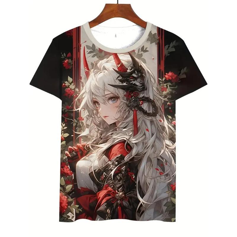 New Anime 3D Printing T-Shirts Summer Men Women Short Sleeve Round Neck T Shirt