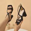 Women High Heels Sandals Summer Dress Casual Shoes Chunky Trend Woman Pumps 2025 Designer Dress Party Women’s Chaussures