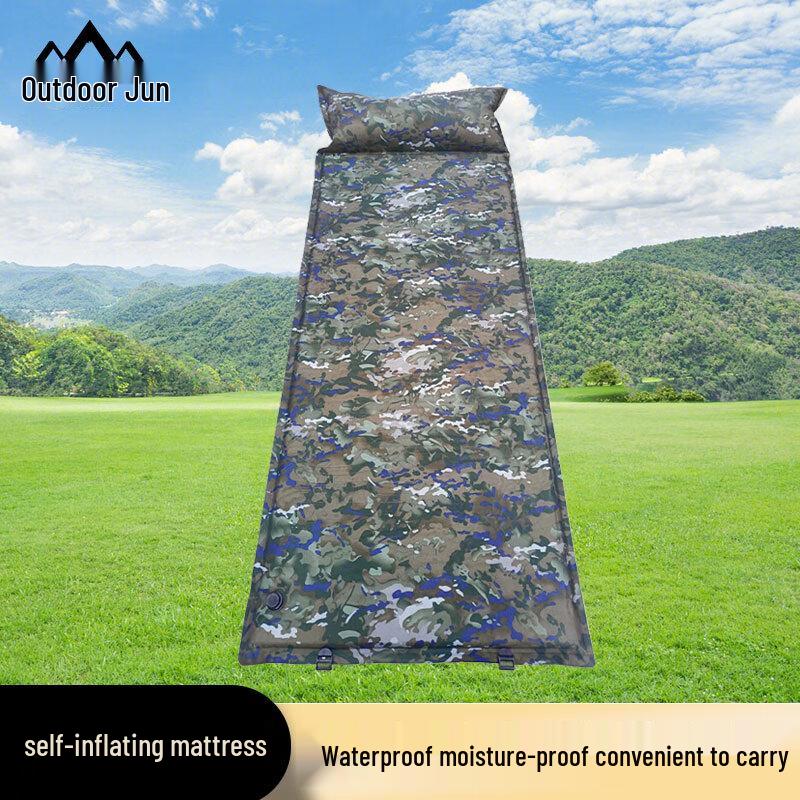 

Outdoor Automatic Inflatable Sleeping Pad with Pillow 190x70x2.5 cm