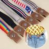 Nuova Cintura Elastica Senza Fibbia per Bambini Vita Senza Fibbia Cinture Elastiche per Bambini Piccoli Regolabile Cinture per Ragazzi e Ragazze per Jeans
