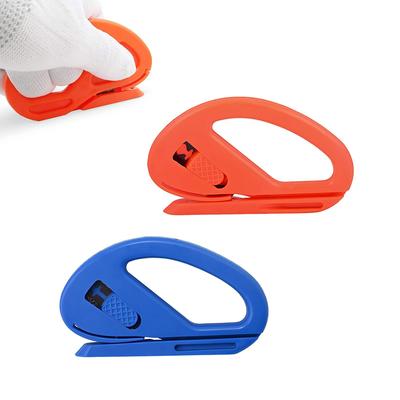 2 peças Cortador de papel de embrulho Snitty Safety Vinyl Film Cutter Ferramenta de corte de fibra de carbono Cortador de envoltório Ferramentas de tonalidade de janela de carro
