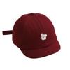 Casual Baby Baseball Hat Cartoon Bear Embroidery Sunshade Hat Fashion Duck Tongue Hat  Baby