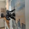 Magnetic King Kong Fridge Magnet Chimpanzee Monkey Acrylic Magnetic Decor Storage Hook Key Hook Collection Gift Home Decoration