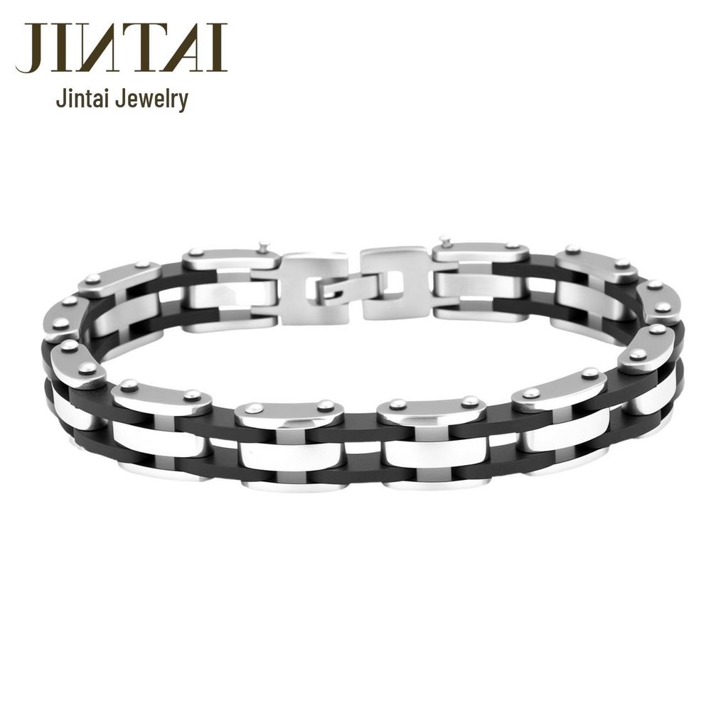 European and American Trendy Men's Stainless Steel Titanium Bracelet