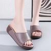 Large Size Chunky Rubber Sandal For Women Slippers To Be At Home Summer Women Shoes Sneakers Sport Exercise Functional
