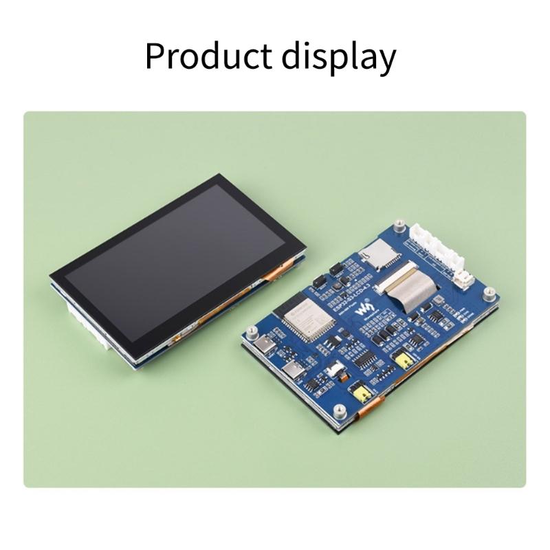 ESP32-S3 4.3inch Capacitive Touch Display 32bit LX7 Dualcore Processor Development Board, 800*480, 5-point Touch,