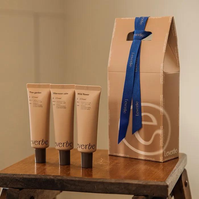 

_Le Verve Perfume Hand Cream Set, 40mlx3 Pine Garden, Afternoon Calm, Wild Flower