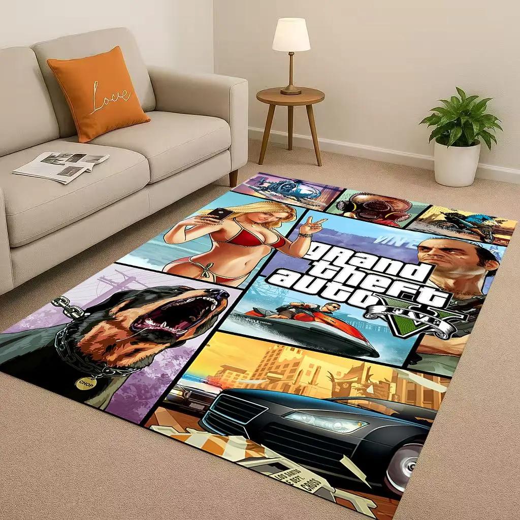 

3D Calssic Cartoon Game Living Room Non-Slip Area Rug Soft Carpet For Bedroom Playroom And Sofa , Easy Clean Home Decor Doormat 40x60cm( 15x23in )