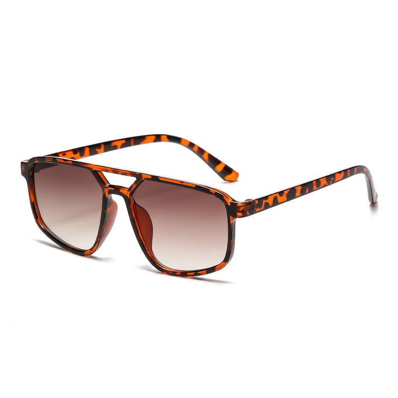 Vintage Small Frame Square Sunglasses Women Men Fashion Luxury Brand Double Bridge Sun Glasses Female Brand Trendy Eyewear