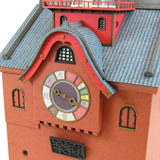 Sankei Miniatur-Bastelset Studio Ghibli Serie Chihiros Reise ins Zauberland Uhrturm Maßstab Papierbasteln 1/150 MK07-27