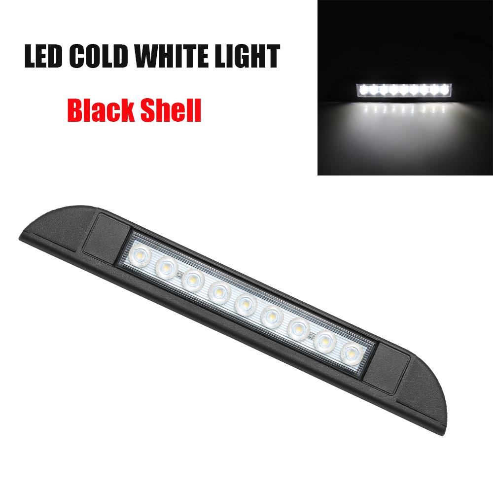 10LED RV LED Awning Porch Light 12V/24V  Waterproof Caravan Interior Wall Lamps Light Bar Exterior Camper Trailer Wall Lamps чёрный