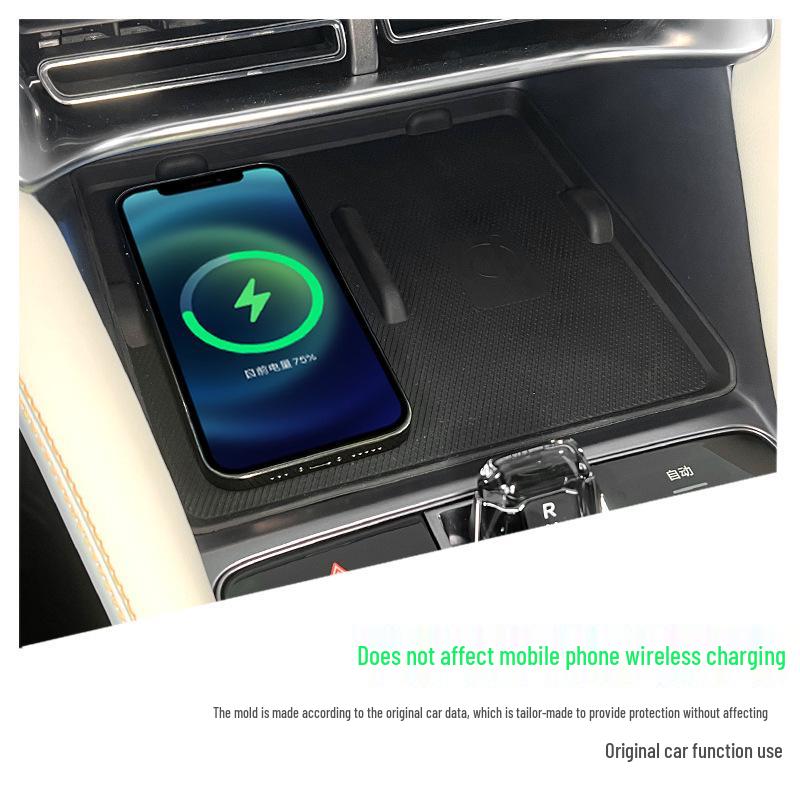 BYD Song PLUS 23-24 Console Wireless Charging Silicone Pad Organizer