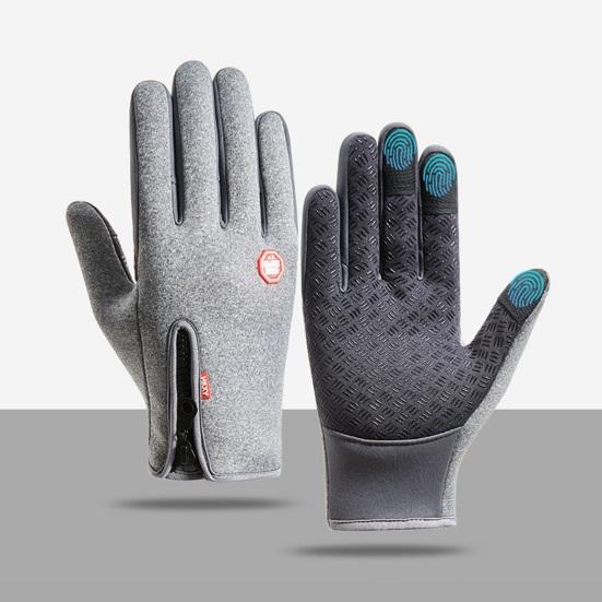 Thermal Touchscreen Gloves Waterproof Winter Cycling Gloves Warm Windproof Gloves with Anti-Slip Palms for Women Men Driving Hiking Skating