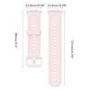 Smart Watch Replacement Bands Smart Watch Soft Silicone Strap for FIT2 Pink