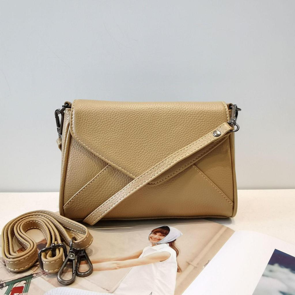 2025 Retro Cowhide Boston Barrel Bag - Women's Large Capacity Single Shoulder & Crossbody Flap Bag