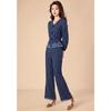 Women's Denim Style Elegant Two-Piece Summer Outfit