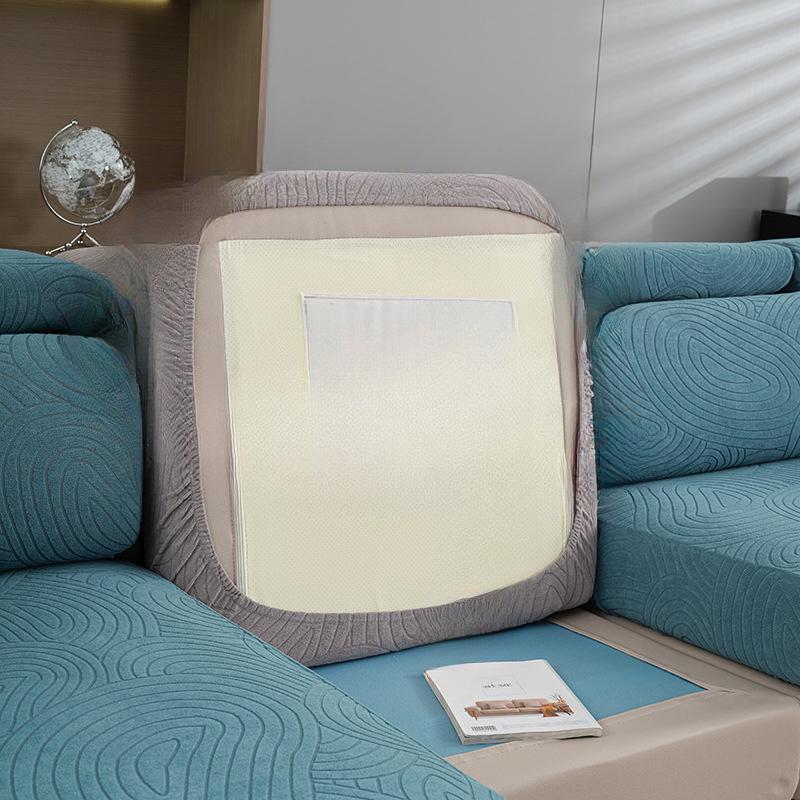 High Elastic Annual Round Suede Sofa Cover Non-Slip Simple Modern Sofa Cover All-Inclusive Universal Cover
