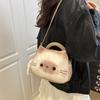 Niche Design Sense Baked Toast Cat Handbag Bag Exquisite New Cute Childlike Fun Going Out Messenger Bag Single Shoulder