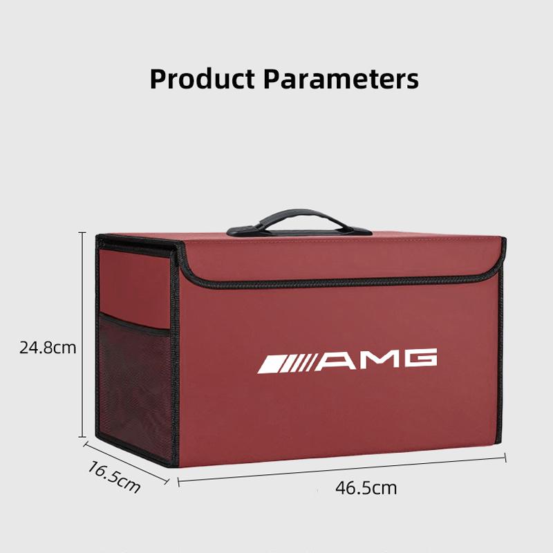 Car Trunk Storage Box Miscellaneous Storage Tool Bag For Mercedes Benz AMG W223 W213 W206 W464 W247 W167 W166 W222 W205 W204 GLC