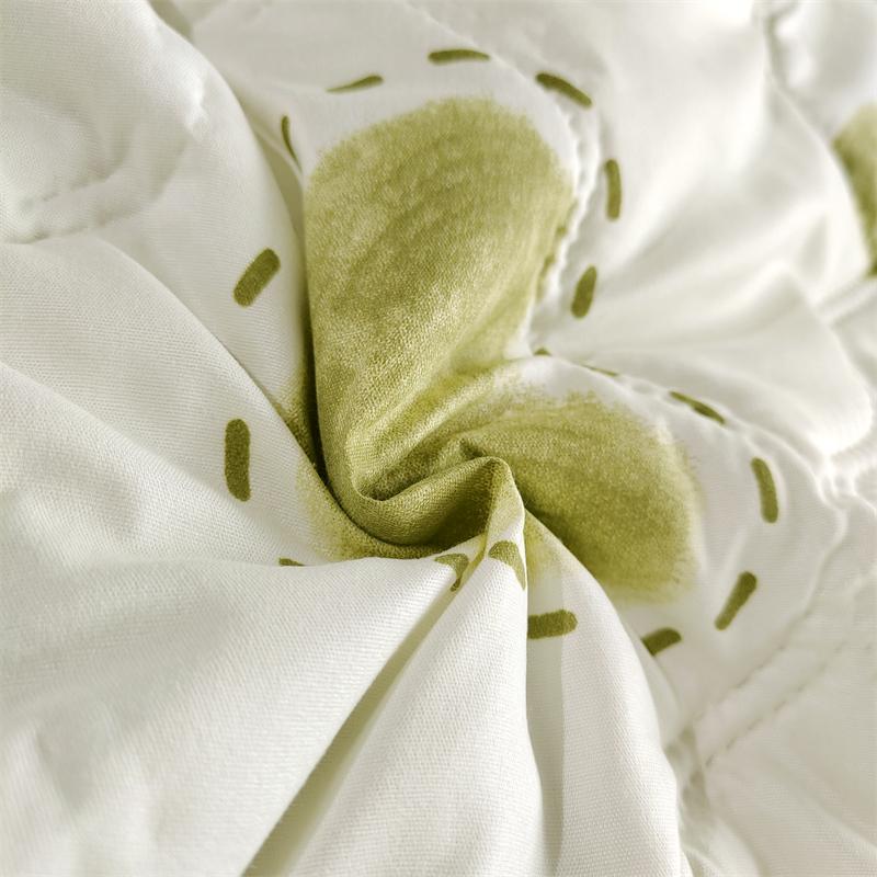 Quilted Summer Single Double Bed Light Printed Quilt Core Air Conditioning Quilting Twin Queen Size Duvet Thin Plaid Comforter