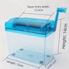 Mini Manual Shredder ABS Paper Cutting Tool High Quality Documents Paper Cutting Tool  Home Office