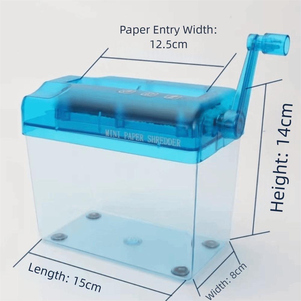 Mini Manual Shredder ABS Paper Cutting Tool High Quality Documents Paper Cutting Tool  Home Office