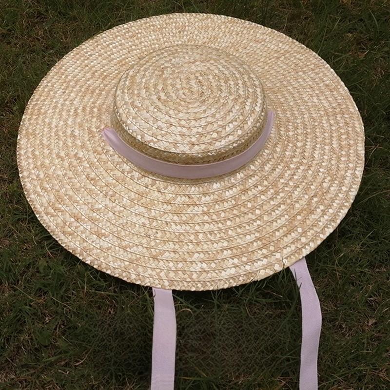 Straw Hat Summer Girl Fashion Wide Brim Breathable Sun Shade For Beach Vacation