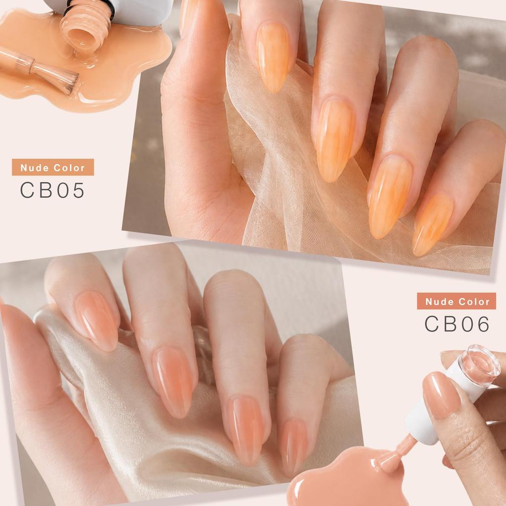 Color Gel Nail Polish 6-Color Set 15ml HEMA-Free UV/LED Compatible, Supervised by Nail Artist ASKA, Cat Eye Gel, Large Capacity, Self-Nail Polish, Beg