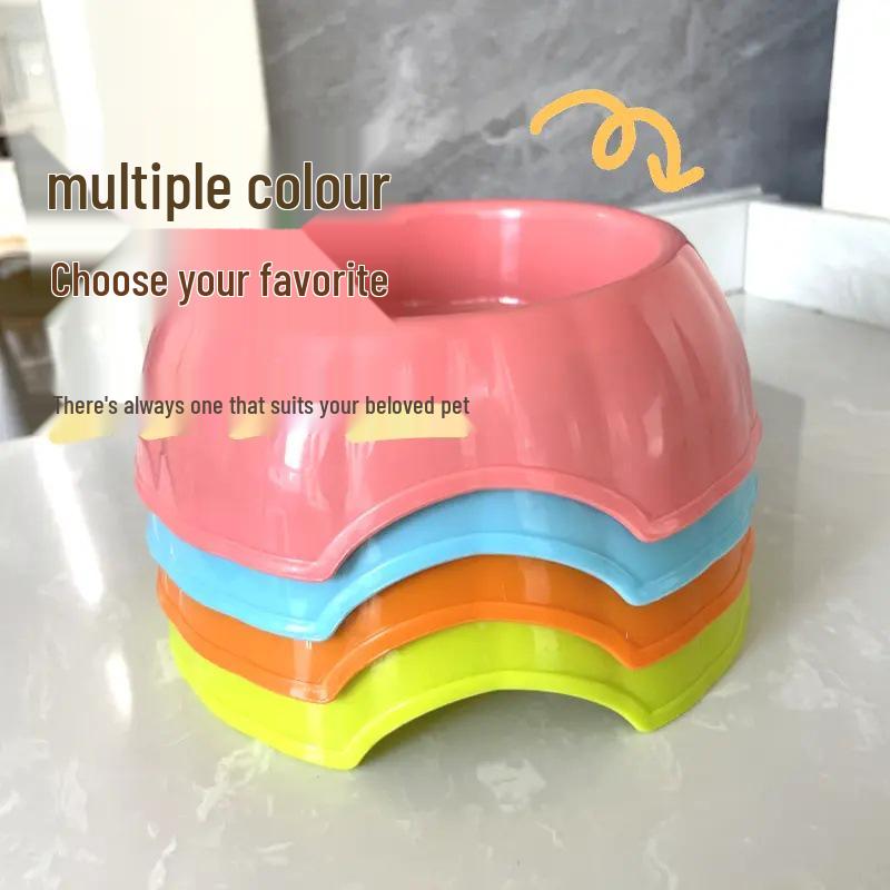 

Миска для питомца конфетного цвета пластиковая миска для еды для собак и кошек