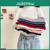 The Inside Sweater Take Women Thin Autumn Winter Solid Color Basic Paragraph Half High Collar Bottoming Knit Sweater Female