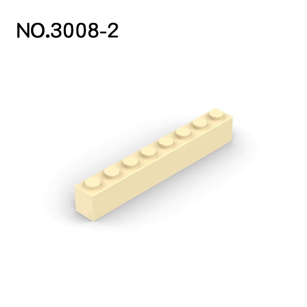 20 ks MOC dílků 3008 kostka 1 x 8 Kompatibilní DIY Sestavitelné Stavebnice Částice Dětská Mozková Puzzle Hračka Dárky k Narozeninám