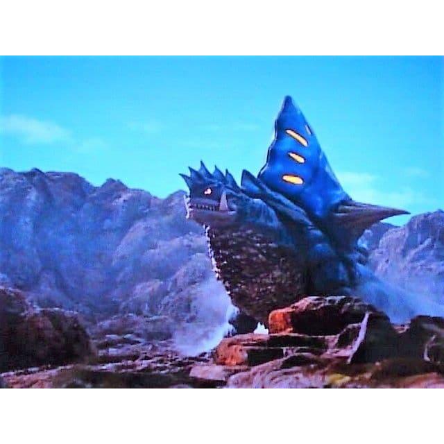Used Tsuburaya Ultra Monster Series Carapace Underground Monster Zonel II 1999 Soft Vinyl