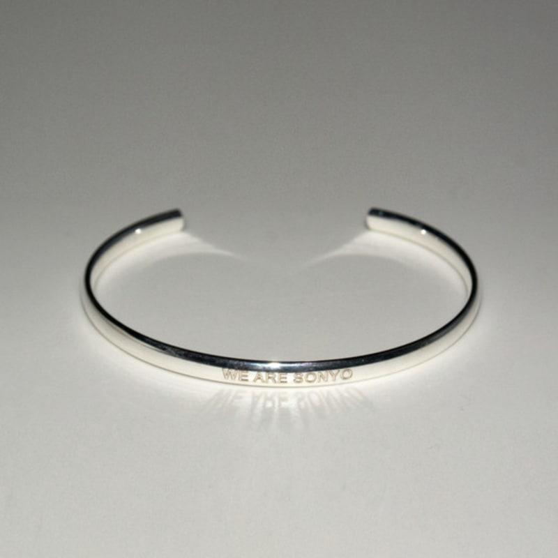 

sOnyO Daily Silver Bangle One Kind