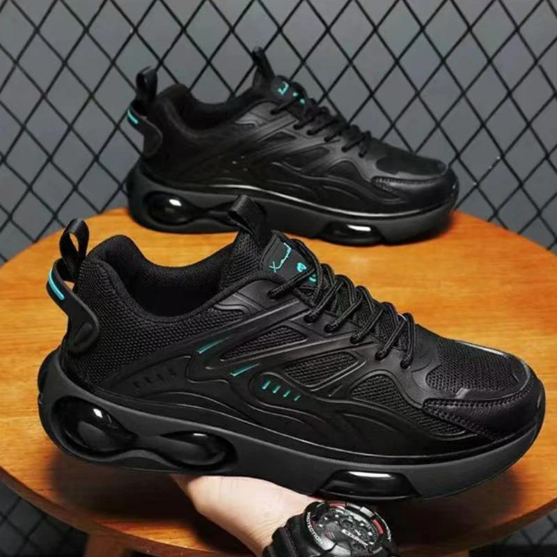 Platform Men Sneakers Breathable Running Shoes High Quality Men Shoes Fashion Comfortable Casual Shoe Mesh Non Slip Tennis Shoes