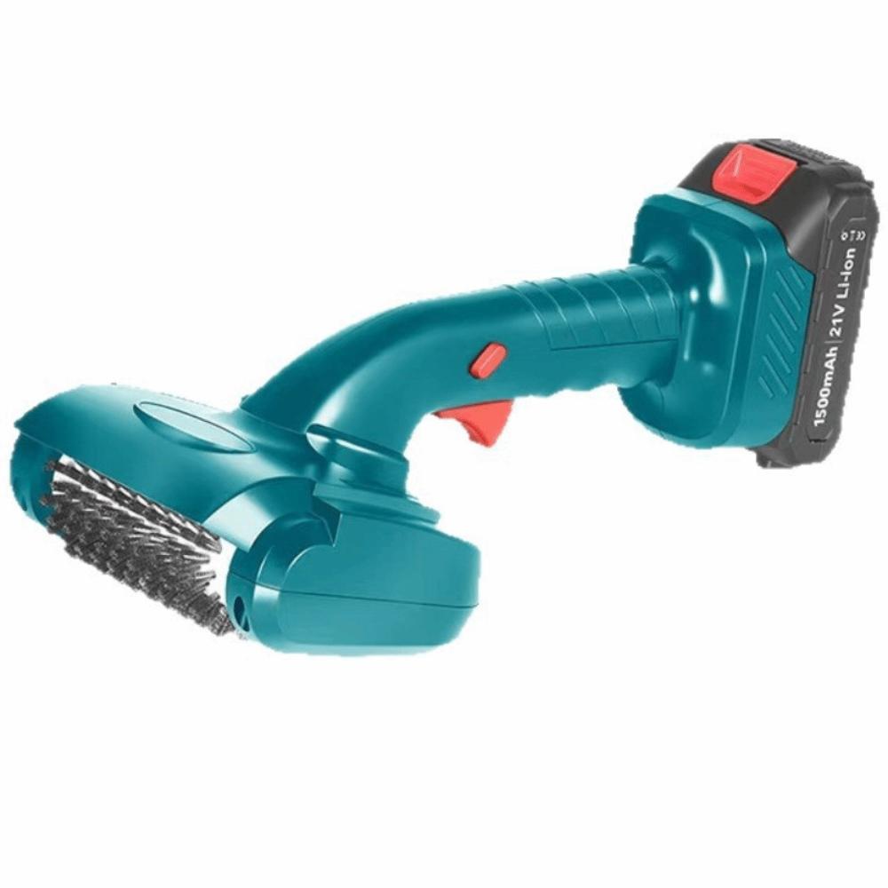 Cordless Electric Cleaning Brush Ergonomic Nylon Brush Portable Grill Brush Grill Cleaning EU синий